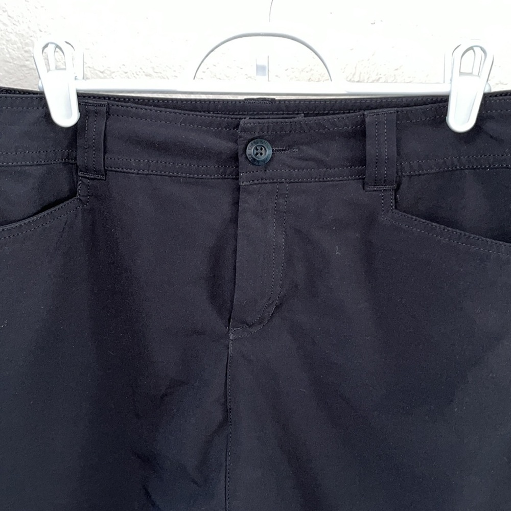 Eddie Bauer Active Adventurous Solid Black Skirt … - image 3